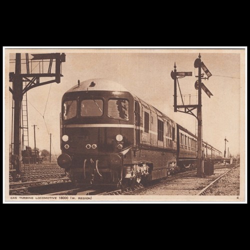 Gas turbine locomotive 18000 - turbine,