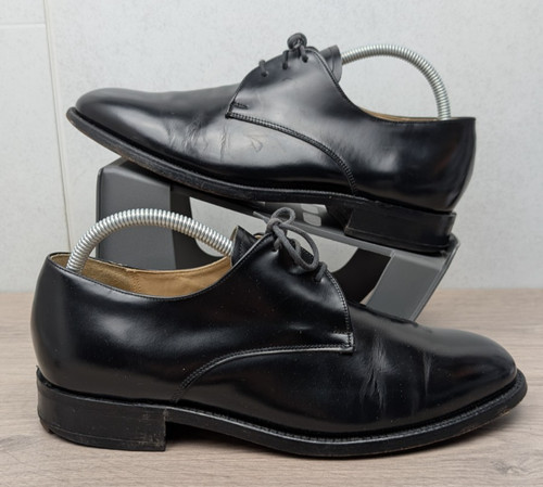 Barker england black - black, leather