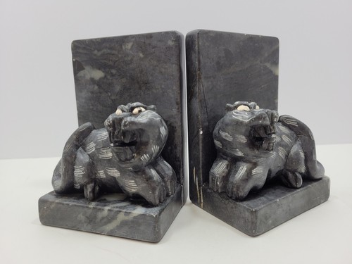 Pair vintage hand carved - vintage,