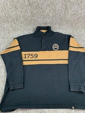 Guinness Rugby Polo Shirt Official Mens 2XL Black And Tan Dublin 1759 Ireland