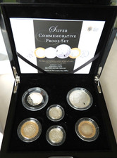 2011 Royal London Mint Silver Gold Commemorative Proof 6 Coin Set COA Just 500