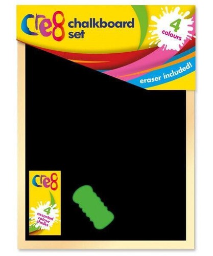 Chalkboard set with eraser - chalkboard,