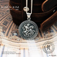 Saint George Pendant Necklace