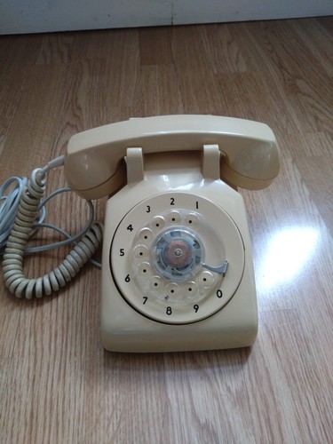 Vintage old rotary dial - old,