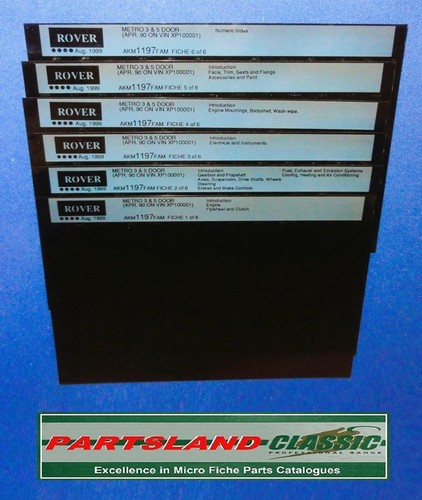 Akm1197 microfiche parts - microfiche,