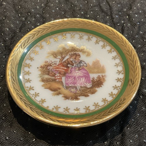 Vintage limoges meissner pin - limoges,
