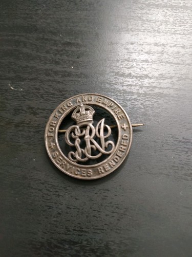 Silver war badge - silver,