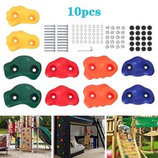 10Pcs Climbing Rock Holds Wood