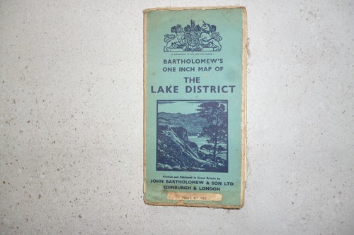 Vintage bartholomew map the - map,