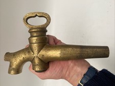 Antique Brass Barrel Tap Huge