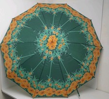 Vintage Style Orange and Green