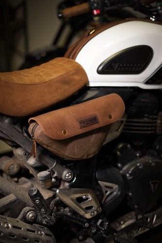 Tobacco brown leather - leather, &