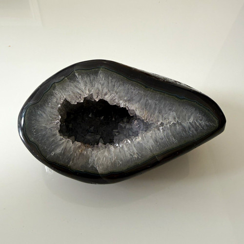 Polished agate geode mineral - polished,