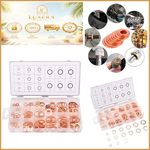 150 pieces copper washers - pieces,