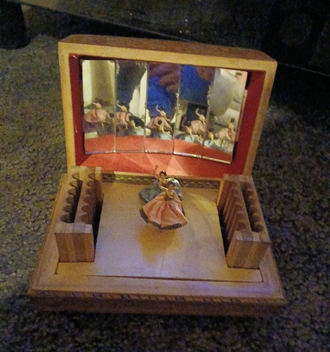 Vintage retro wooden ballerina - vintage/retro,