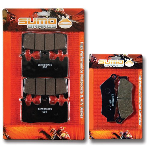 Front rear brake pads - front,