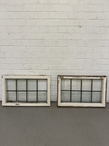Pair reclaimed old leaded - pair, of