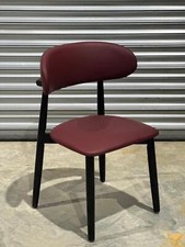 Bistro Cafe Leather Padded Chairs