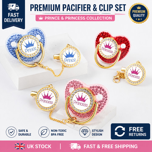 Princess prince baby pacifier - prince,