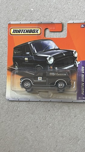 Matchbox austin mini van black - austin,