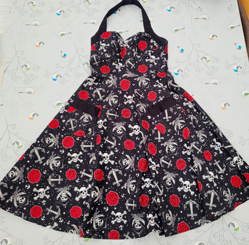 Hell bunny vixen black red - bunny,
