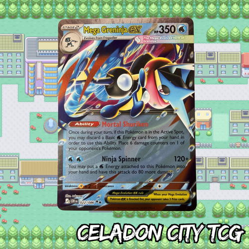 Mega greninja 022 086 - greninja, ex