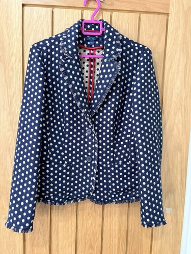 Boden size navy white wool - boden,
