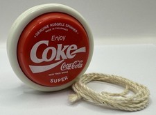 Genuine Russell Spinner Yo-Yo - Coca-Cola ‘Super’ + Stand.