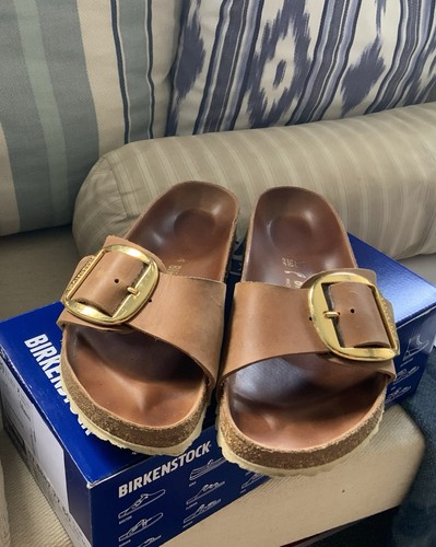Birkenstock cognac brown - birkenstock,
