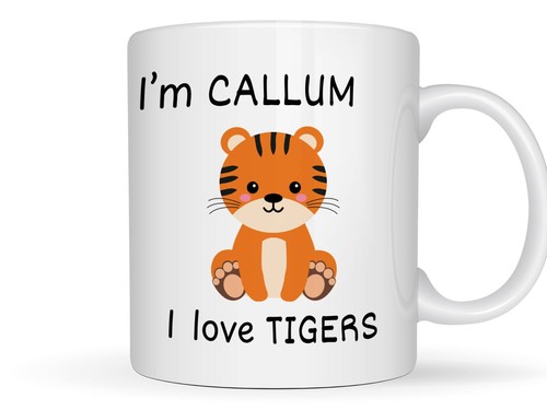 Tiger gift personalised coffee - tiger,