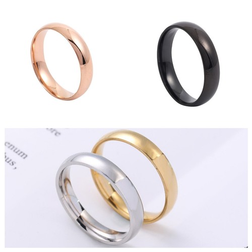Stainless steel rings - steel, couple