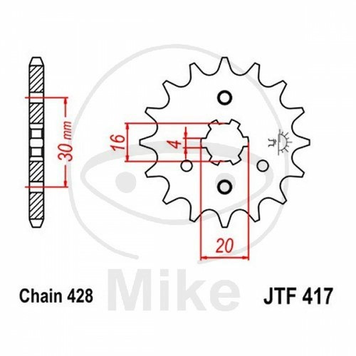 Sprocket z14 428 726 48 - z14, 726.98.48