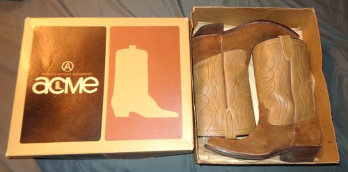 Mens acme cowboy boots size - cowboy,