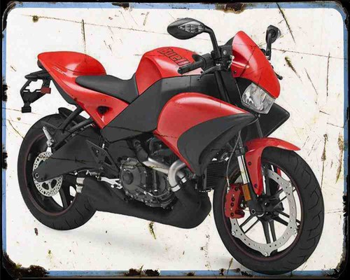 Buell 1125cr metal sign - a4,