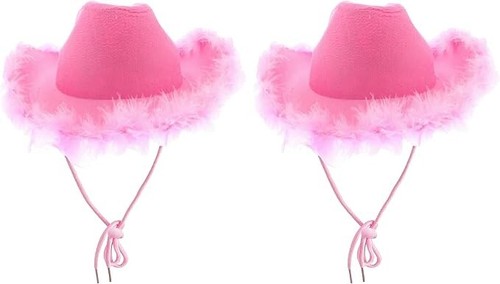 Xadult pink fluffy cowboy - pink,