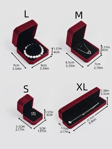 Velvet jewellery box new - velvet,