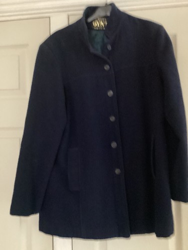 Ladies navy wool length - ladies, 3/4
