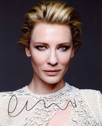 Cate blanchett 8x10 signed - blanchett,