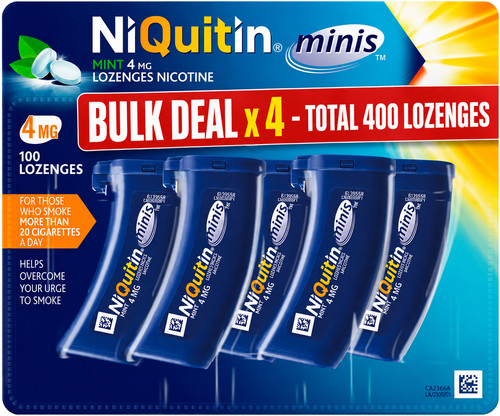 Niquitin minis mint 4mg - niquitin,