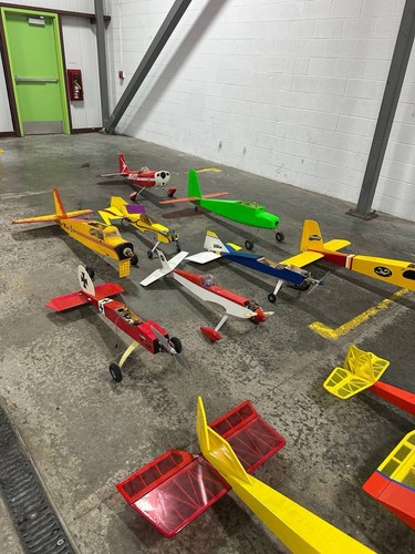 Large airplane lot vintage - rc,