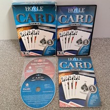 Hoyle Card Games PC Game Big Box Texas Hold Em Retro Complete Manual CD ROM VGC