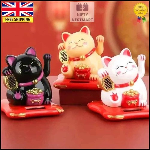 Solar powered chinese maneki - solar,