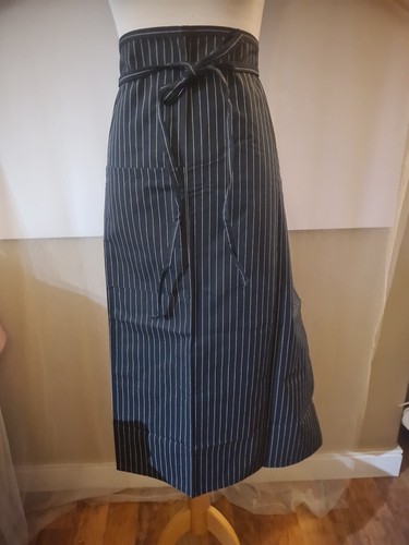 Black with white stripe half - with,