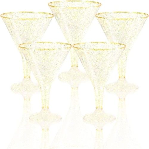 Plastic martini glasses 20 - glasses,