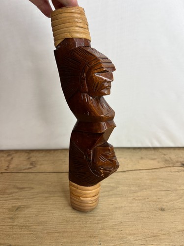 Vintage carved wooden american - wooden,