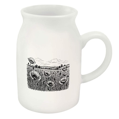 300ml poppy field ceramic - 'poppy,