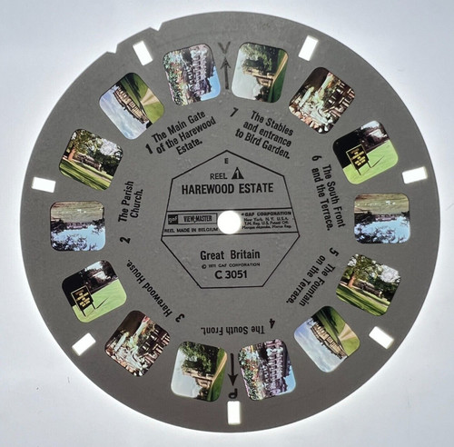 Vintage view master slide reel - view-master,