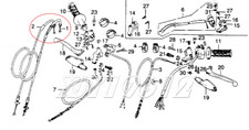 Throttle Cable Set For Honda