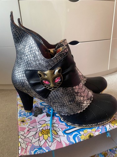 Irregular choice miaow boots - miaow,