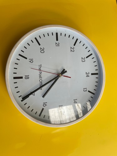 Vintage post office wall clock - post,